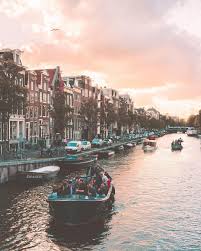 Rush Hour Finduslost Amsterdam Amsterdamcity Sunset Holland Netherlands Holland Cities Visit Holland Holland Netherlands