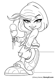 Make your own sports coloring book with the free printable sports color sheet. Coloring Page Girl With Ice Cream Free Printable Coloring Pages Img 20077