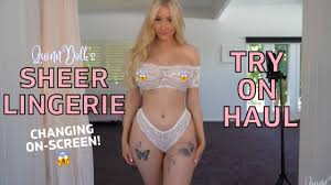 New Sheer Lingerie Try On Haul Nude Youtube Video Nudeyt 2632 | Hot Sex  Picture
