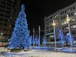 Check spelling or type a new query. There S A Big Blue Christmas Tree At 7th Ave And 1st St Sw Downtown Calgary