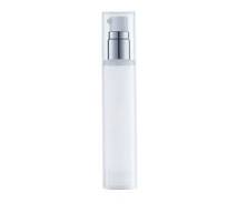 (SAMPLE) 15ml 20ml 25ml 30ml 45ml 50ml 100ml PP White Natural Color Plastic  Round Airless Bottle With Airless Pump (AIRA Series)