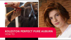 With balayage thick hair looks less heavy, and fine locks appear more dimensional. Pure Auburn Hair Color Tutorial Wella Professionals Youtube