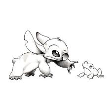 Black And White Frog Tattoo Designs Stitch And Frog Tattoo Design In 2020 Disney Stitch Tattoo Frog Tattoos Stitch Tattoo