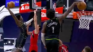 The famous nba star is 6 feet 9 inch in height and weighs around 93 kg. Anthony Edwards Dunk On Yuta Watanabe Watanabe Is One Of Those Players That Had To Go Through A Lot Of Adversity To Make It To The Nba And Is On Limited Playing