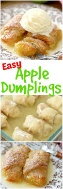 Easy Apple Dumplings Video Recipe Apple Dumpling Recipe Easy Apple Dumplings Food