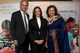 A member of the democratic party when harris was seven, her parents separated and her mother was given the custody of both the. Kamala Harris Makes History Elected To U S Senate Global Indian Indiawest Com