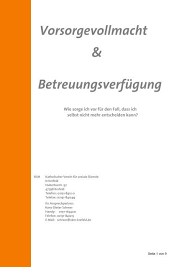 Grundsätzlich werden drei formen der gesundheitlichen vorausverfügung unterschieden: Vorsorgevollmacht Und Patientenverfugung Zum Download Skm