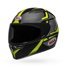 Details About Bell Qualifier Flare Motorcycle Helmet Gloss Black Hi Viz