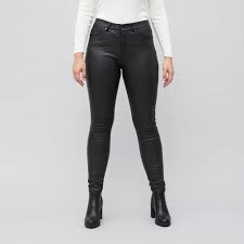 Goodies Juodos moteriškos vaškinės kelnės | Varle.lt