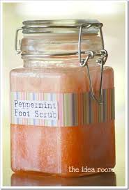 Peppermint Foot Sugar Scrub Recipe