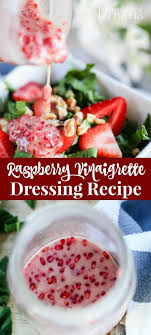This Homemade Raspberry Vinaigrette Recipe Can Be Made With Fresh Raspberries Salad Dressing Recipes Homemade Raspberry Vinaigrette Recipe Vinaigrette Recipes