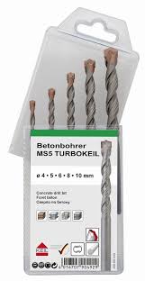 About betonbohrer (alt of kanalbauer). Keil Schlagbohrersortiment Betonbohrer Turbokeil 5 Teilig Schrauben Hammer De