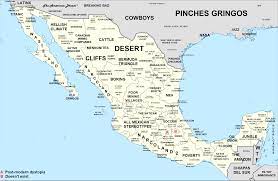 Map of the southern baja penninsula in mexico showing major roads and towns. Updated 2020 Stereotype Map Of Mexico Mapporn