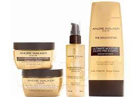 To address haircare problems of the different hair types, andre walker has different haircare products to apply on the hair. Andre Walker Gold System Type 4 Kit Wiggit
