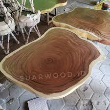 Meja Cafe Jakarta Murah Kayu Solid Tanpa Sambungan Manufacturer Of Solid Suar W In 2020 Round Wood Dining Table Round Dining Table Furniture Solid Wood Furniture