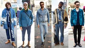 At New York Fashion Week Men S Canadian Tuxedos Were A Street Style Favorite Fashionista