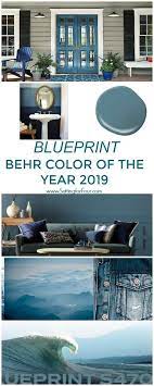 Blueprint Paint Color By Behr Color Of The Year 2019 Exterior House Colors Behr Colors Exterior Paint Colors