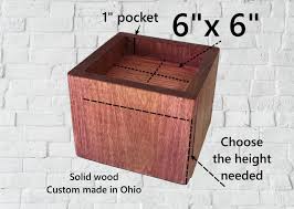 Alibaba.com offers several trendy and durable sofa risers compatible with all furniture types. 6 X 6 Solid Wood Furniture Bed Riser Sold Etsy Furniture Risers Solid Wood Furniture Solid Wood