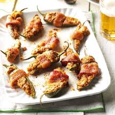 50 Easy Appetizers For Your Next Party Taste Of Home Stuffed Hot Peppers Bacon Appetizers Stuffed Peppers