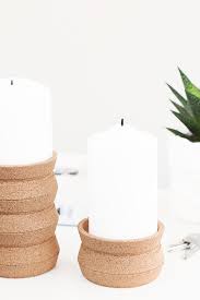 Diy Coaster Turned Candle Holder We Are Want To Say Thanks If You Like To Share This Post To Another People Via Your F Cork Diy Cork Candle Holder Diy Coasters