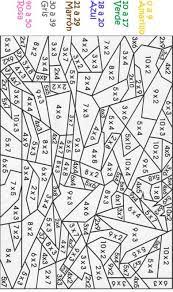 Calcular Dibujos Magicos Dibujo Multiplicar Y Colorear Ju Matematicas Para Colorear Matematicas De Escuela Primaria Juegos Didacticos De Matematicas
