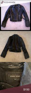 Black Rivet Leather Moto Jacket Leather Moto Jacket Leather Leather Moto