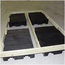 When building a dock such as the one shown, there are two things to consider when determining joist placement: Create A Diy 6x10 Floating Dock Dock Supplies Ladders Bumpers Cleats More