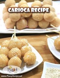 Carioca Recipe Recipe Filipino Food Dessert Recipes Filipino Desserts