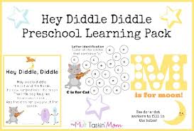 We are a family owned preschool that proudly we also provide indoor gross motor activities when weather does not allow us to explore outside. Hey Diddle Diddle Mini Unit The Multi Taskin Mom