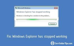 How To Fix Windows Explorer Has Stopped Working Windows Online Tutorials Stop Working