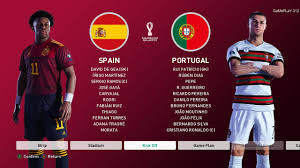 Spain, sweden, greece a revamped qualification process was confirmed for the 2022 edition, which was due to begin in the three winners will progress. Pes 2021 Fifa World Cup 2022 Qatar Spain Vs Portugal Gameplay Efootball Pes 2022 Mod Youtube