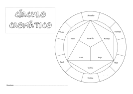 Circulo Cromatico Para Colorear