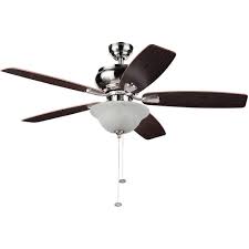 We recommend this one of the best ceiling fans with led light to those people who are familiar with the brand's reputation. Honeywell 10301 Elston Ceiling Fan With Led Lights In Satin Nickel Honeywell Store