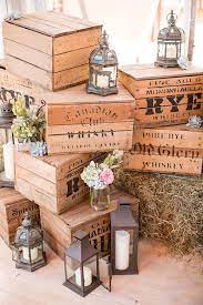 26 Inspirational Perfect Rustic Wedding Ideas For 2016 Wooden Crates Wedding Boxes Wedding Decor Rustic Vintage Wedding