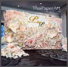 New Wedding Backdrop Paper Receptions 52 Ideas Paper Flowers Wedding Wedding Backdrop Wedding Photo Walls