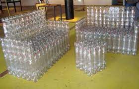 Diy cute plastic bottle chair. Chairs And Tables Using Plastic Bottles Recycle Plastic Bottles Diy Plastic Bottle Plastic Bottle Crafts Recycled