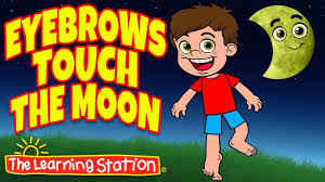 Learn How To Do The Learning Station S Popular Eyebrows Touch The Moon Song Children S Story Time That Is Kids Songs Silly Songs For Kids Learning Stations