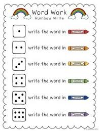 Word Work It Five Free Word Work Activities Word Work Kindergarten Word Work Activities Word Work