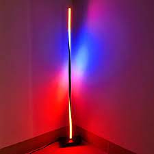 Let's hear it for the power of sculptural lighting ! Spiral Corner Lamp Color Changing Led Minimalist Floor Lamp Etsy Led Floor Lamp Floor Lamp Floor Lamps Living Room