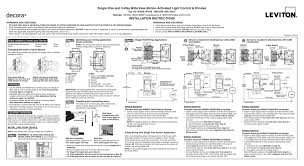 Leviton Decora Ipsd6 1lz Occupancy Sensor Installation Manualzz