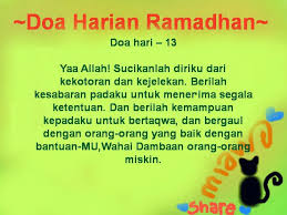 Doa harian ketika keluar dari rumah. Doa Harian Ramadhan Hari Ke 13