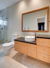 Unwind in a clean and organized atmosphere with natural bamboo bathroom cabinets. Bamboo Vanity Contemporary Bathroom Miami By Greenworks Cabinetry Houzz