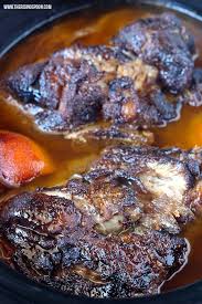 This slow roast pork shoulder cooks for 6 hours, for juicy meat and perfect pork crackling. Slow Cooker Pork Shoulder For Pulled Pork Carnitas Video The Rising Spoon