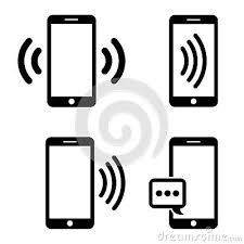 Black And White Mobile Phone Icon Phone Icon Set Isolated Telephone Black Simbols On White Background Vector Eps Phone Icon Icon Set Icon
