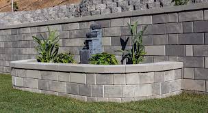Sierra blend concrete retaining wall block. Keystone Stonegate Contemporary Retaining Wall Blocks Rcp Block Brick