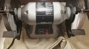 Dull tools are a thing of the past with this delta 8 bench grinder in your workshop. Delta Shopmaster Gr450 8 Bench Grinder Review Youtube