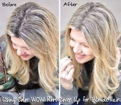 Color Wow Root Cover Up Before And After Hair Color Wow Grey Hair Color