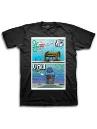 Mix & match this t shirt with other items to create an avatar that is unique to you! Spongebob Squarepants Men S Spongebob Meme Me Versus You Short Sleeve Graphic Tee Walmart Com Walmart Com
