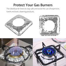 You can opt to clean your gas furnace burner on your own, but it is important to know how to do it. 40 Pack Aluminum Foil Disposable Bib Square Gas Burner Liners Stove Covers Non Toxic Odorless For Keep Stove Clean Walmart Canada