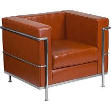 Please select ottoman for complete set. Cognac Leather Chair Wayfair